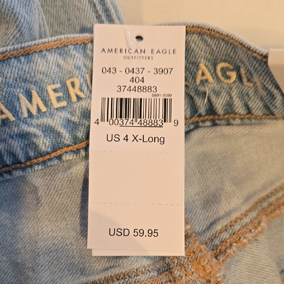 NWT American Eagle Outfitters Light Blue Skater Jeans - Picture 10 of 13